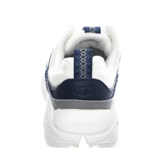 Mens Miwo Trainer Mono Dark / Sapphire Low Shoes - Picture 4 of 6